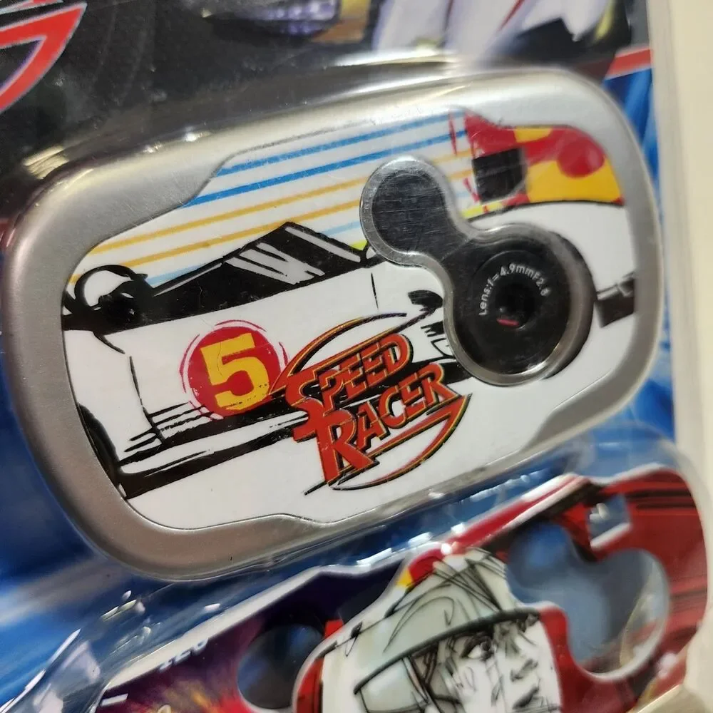 Speed Racer Mach 5 Digital Camera w/ Editing Software 3 Faceplates Vintage 2008